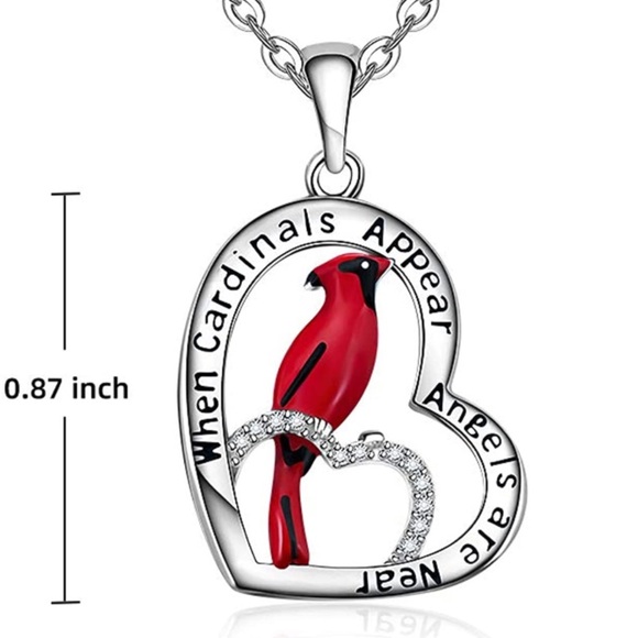 Angel Cardinal Diamond Necklace *LIMITED REMAINING* - Picture 8 of 8